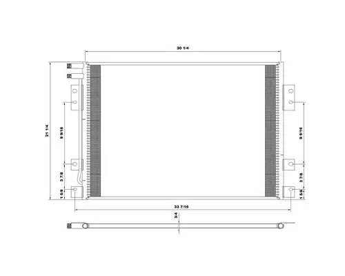 MACK CV513 AIR CONDITIONER CONDENSER