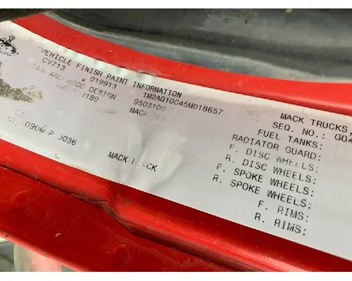 MACK CV713 GRANITE Complete Vehicle