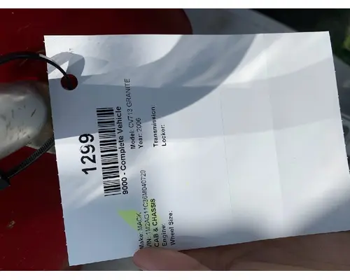 MACK CV713 GRANITE Rebuilders