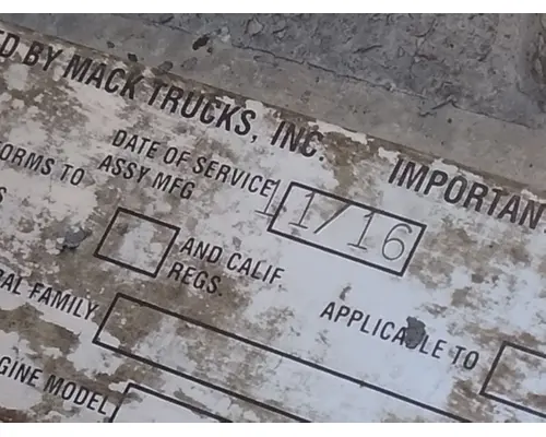 MACK CV713 WHOLE TRUCK FOR RESALE