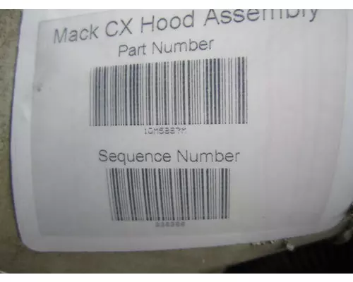 MACK CX612 HOOD
