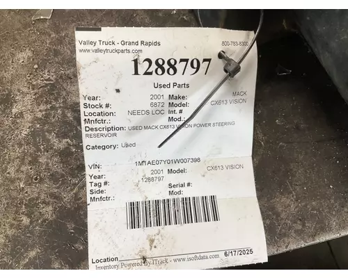 MACK CX613 VISION Used Parts