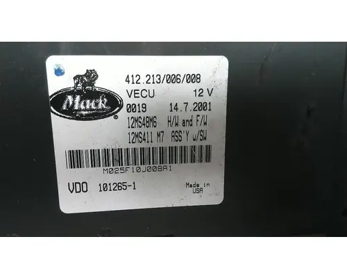MACK CX613 CHASSIS CONTROL MODULE (CCM)