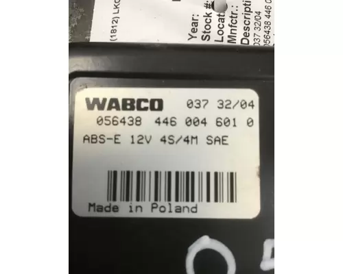 MACK CXN612 BRAKE CONTROL MODULE (ABS)