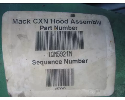 MACK CXN612 HOOD