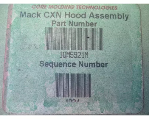 MACK CXN612 HOOD