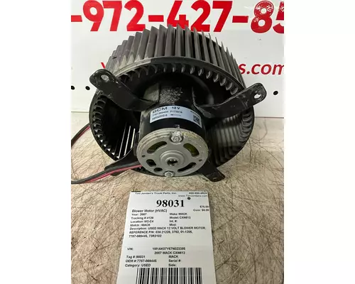 MACK CXN613 Blower Motor (HVAC)