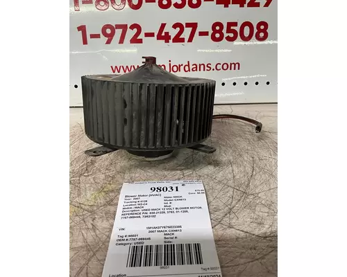 MACK CXN613 Blower Motor (HVAC)