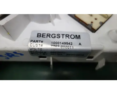 MACK CXN613 Temperature Control