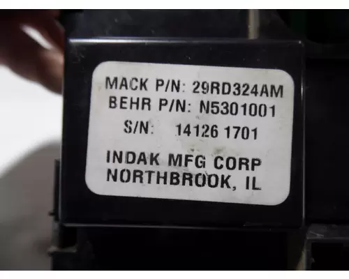 MACK CXN613 Temperature Control