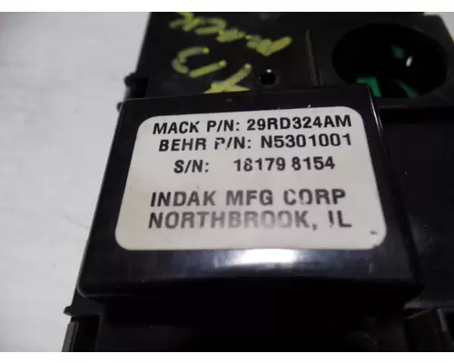 MACK CXN613 Temperature Control