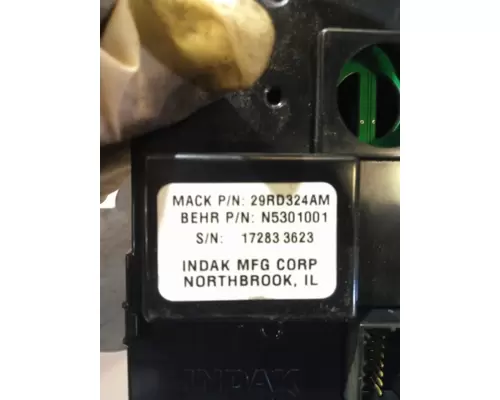 MACK CXP612 TEMPERATURE CONTROL