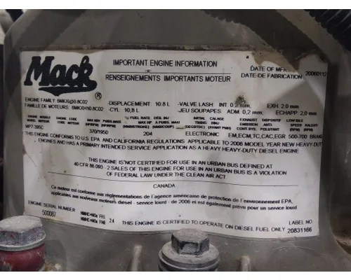 MACK CXP613 WHOLE TRUCK FOR RESALE