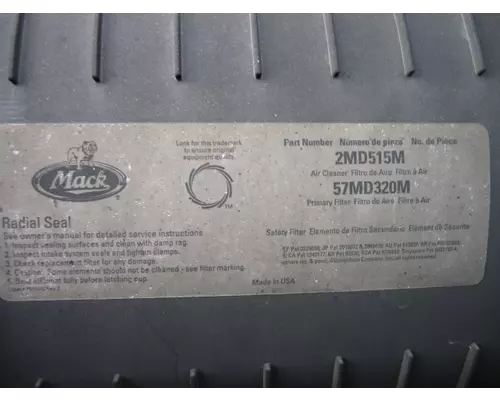 MACK CXU612 AIR CLEANER