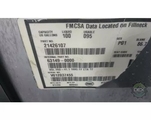 MACK CXU612 Fuel Tank