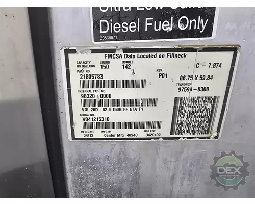 MACK CXU612 Fuel Tank