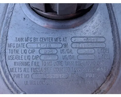 MACK CXU612 Fuel Tank