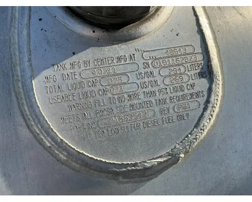 MACK CXU612 Fuel Tank