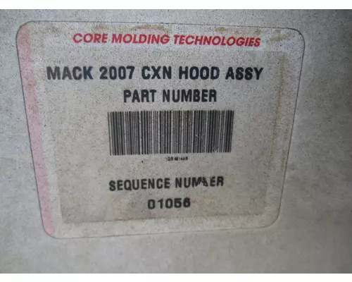 MACK CXU612 HOOD