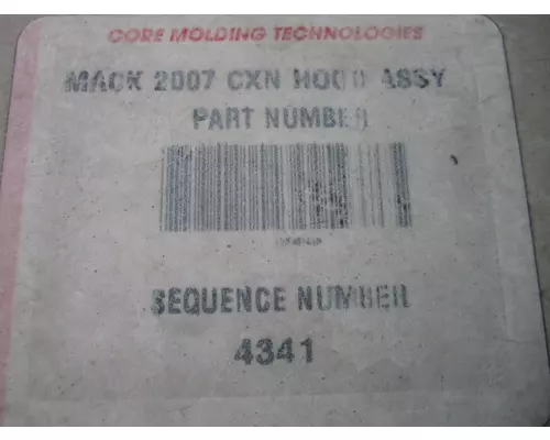 MACK CXU612 HOOD