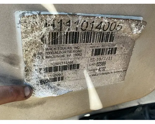 MACK CXU612 Hood