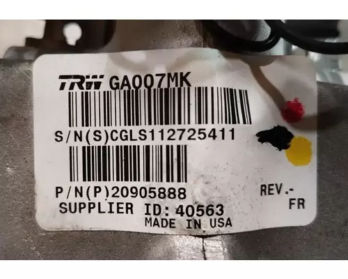 MACK CXU612 Steering Column