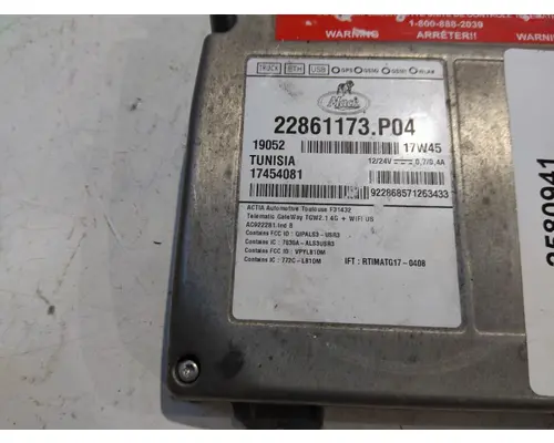 MACK CXU612 TEMPERATURE CONTROL