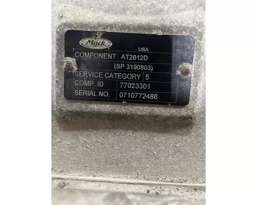 MACK CXU612 Transmission Assembly