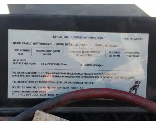 MACK CXU612 WHOLE TRUCK FOR RESALE