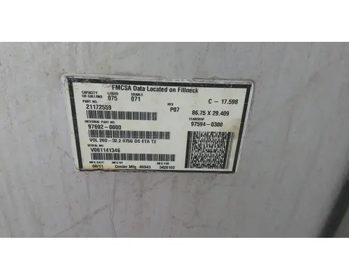 MACK CXU613 2008-2018 FUEL TANK