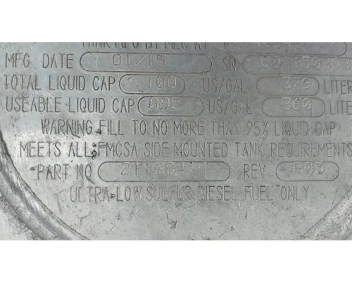 MACK CXU613 2008-2018 FUEL TANK