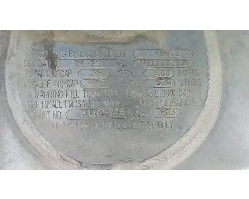 MACK CXU613 2008-2018 FUEL TANK