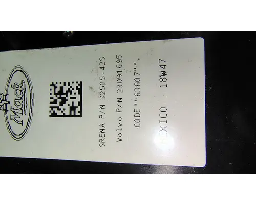 MACK CXU613T DashConsole Switch