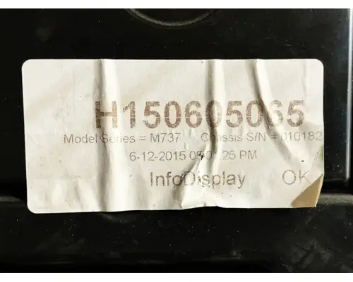 MACK CXU613T Instrument Cluster