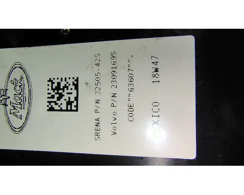 MACK CXU613T Interior Parts, Misc.