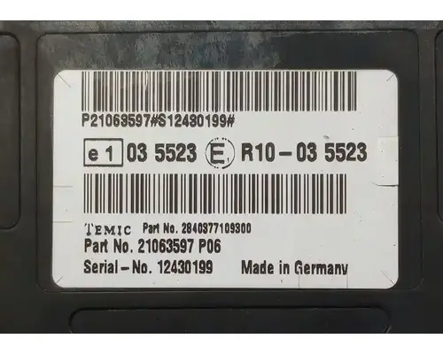 MACK CXU613 ACM Aftertreatment Control Module