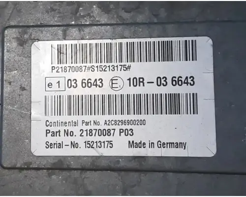 MACK CXU613 ACM Aftertreatment Control Module
