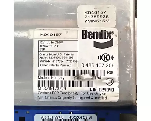 MACK CXU613 Brake ECMs
