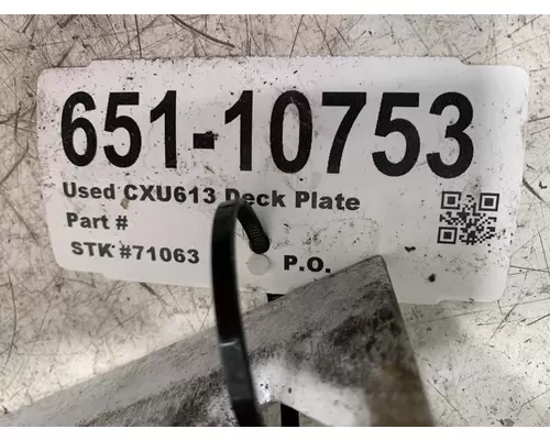 MACK CXU613 Deck Plate