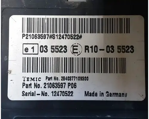 MACK CXU613 Electronic Engine Control Module