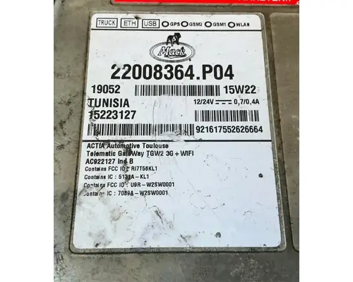 MACK CXU613 Electronic Engine Control Module