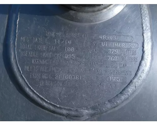 MACK CXU613 FUEL TANK