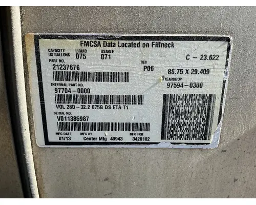 MACK CXU613 Fuel Tank