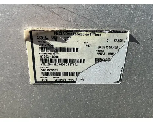 MACK CXU613 Fuel Tank