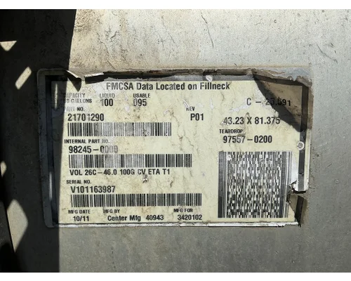 MACK CXU613 Fuel Tank