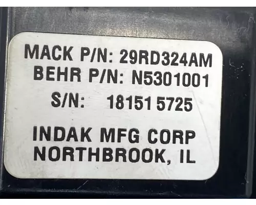 MACK CXU Heater or Air Conditioner Parts, Misc.