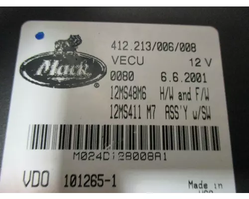 MACK E7 ETEC 300 TO 399 HP ENGINE CONTROL MODULE (ECM)