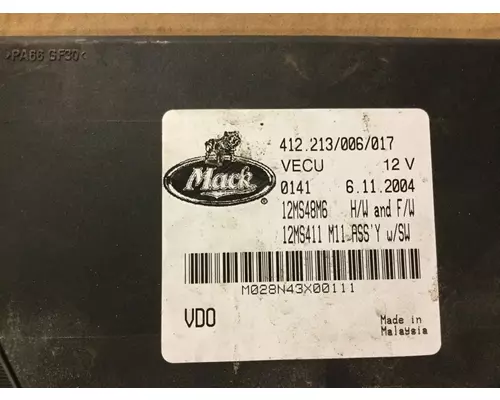 MACK E7 ETEC 300 TO 399 HP ENGINE CONTROL MODULE (ECM)