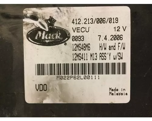 MACK E7 ETEC 300 TO 399 HP ENGINE CONTROL MODULE (ECM)