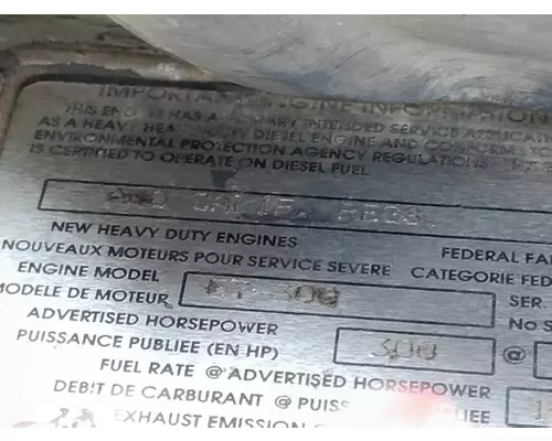 MACK E7 SEMI-ELECTRIC (VMAC 1-2) ENGINE ASSEMBLY